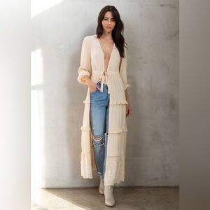 Lovestitch Pink Tiered Duster